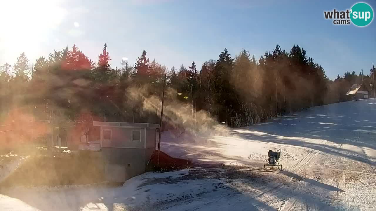 Pohorje spletna kamera | Spodnja postaja Sleme