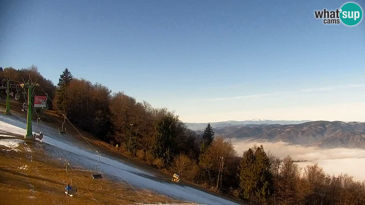 Pohorje spletna kamera | Spodnja postaja Sleme