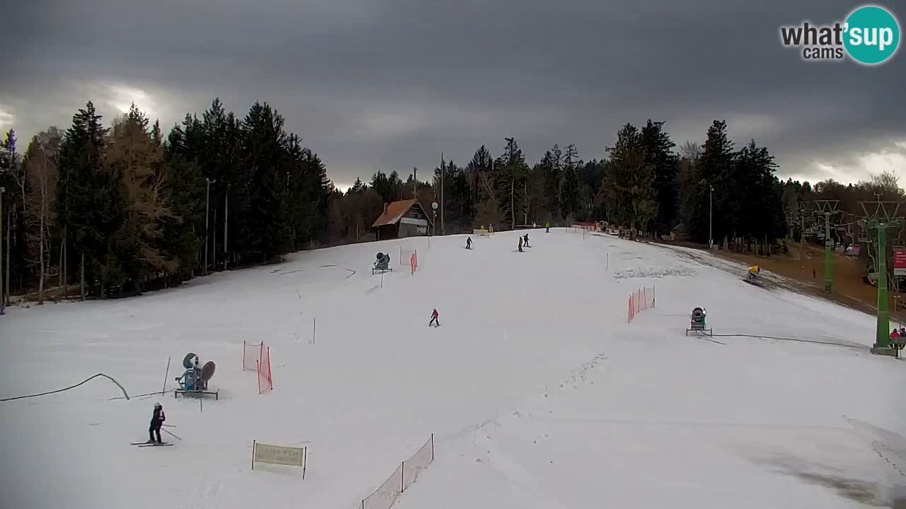 Pohorje spletna kamera | Spodnja postaja Sleme