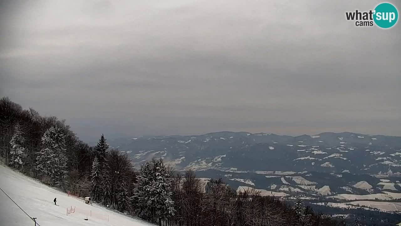 Pohorje spletna kamera | Spodnja postaja Sleme