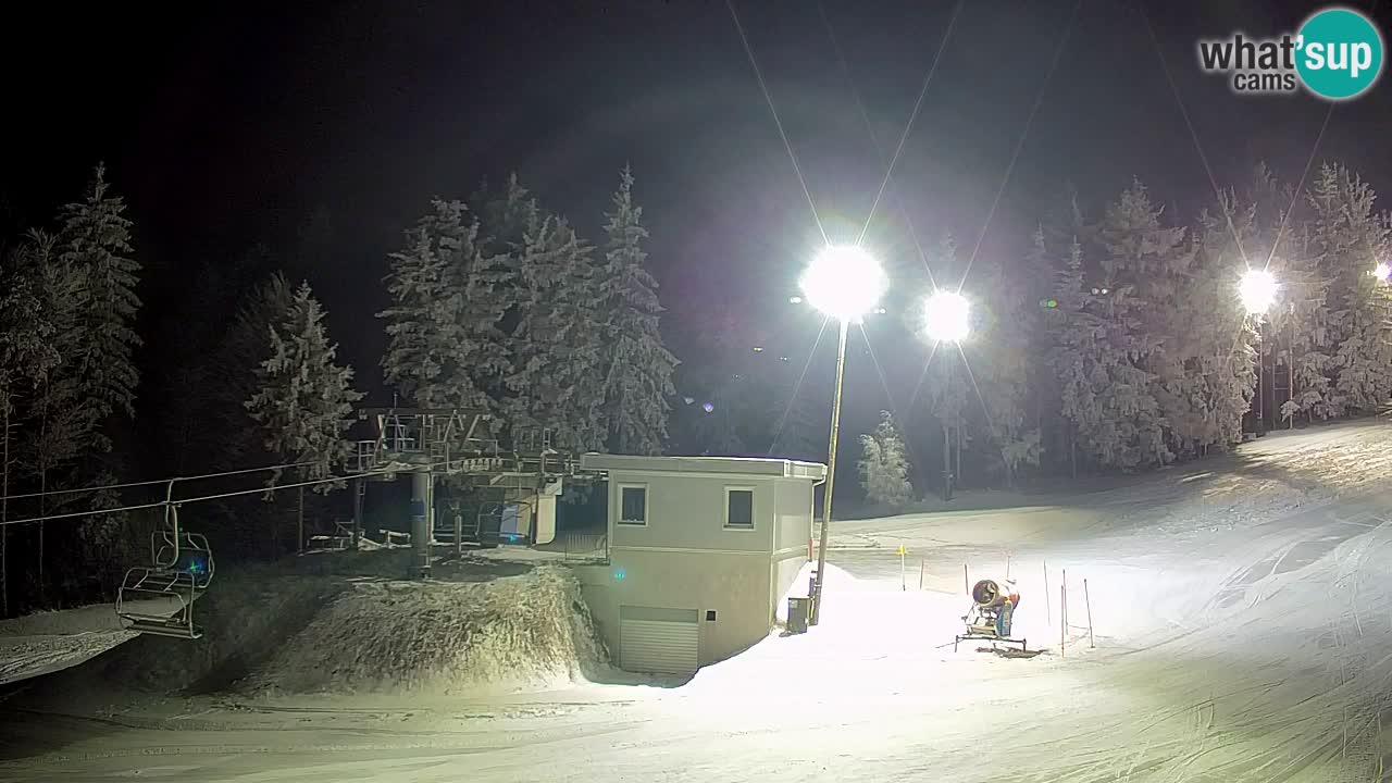 Pohorje spletna kamera | Spodnja postaja Sleme