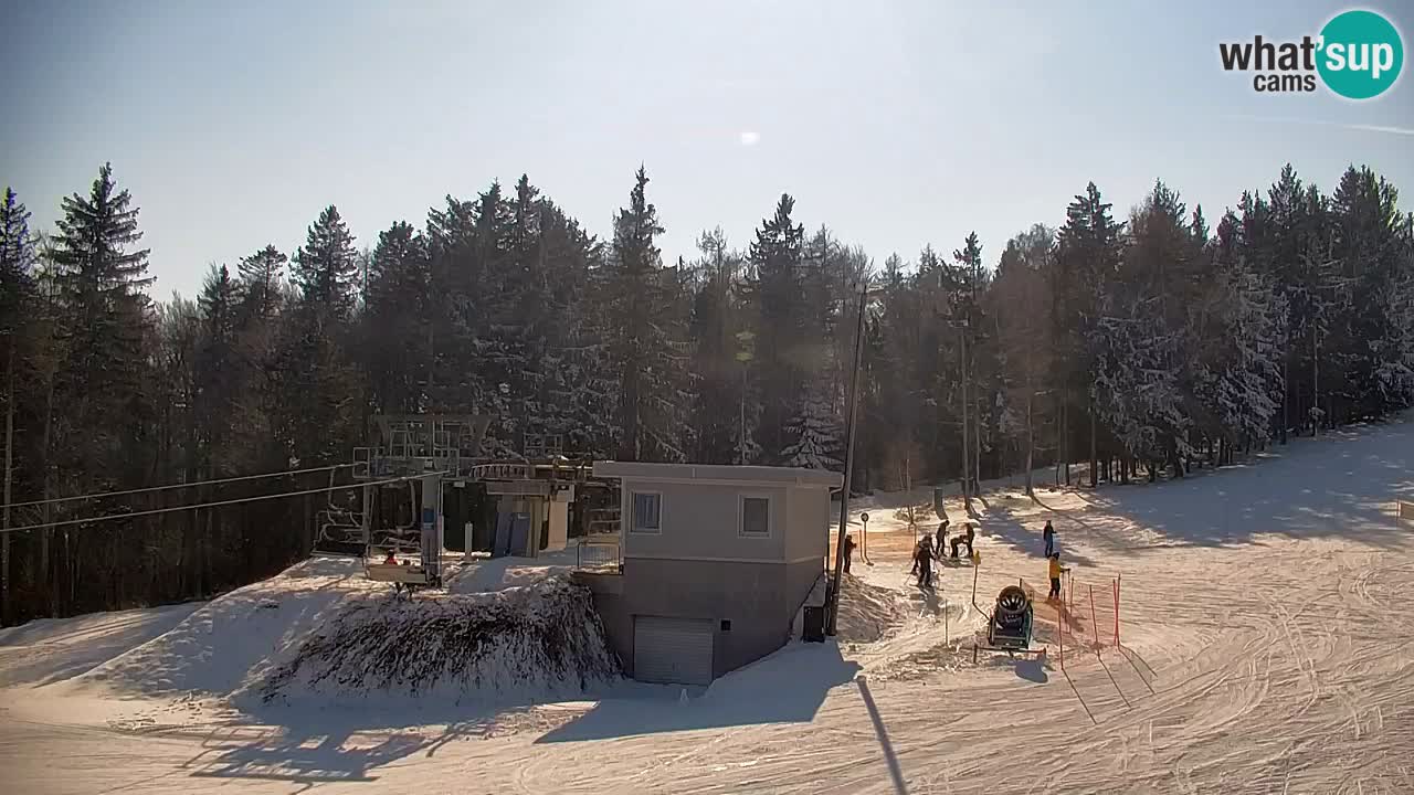 Pohorje spletna kamera | Spodnja postaja Sleme