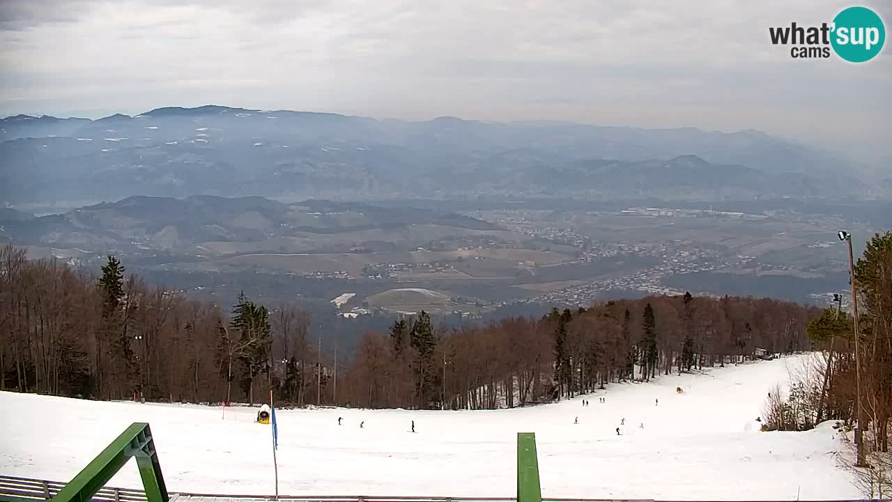 Pohorje spletna kamera | Spodnja postaja Sleme