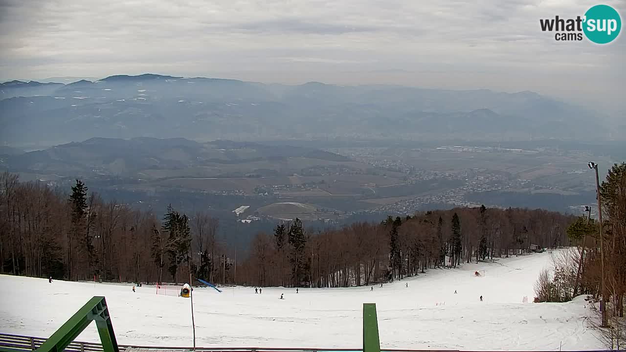 Pohorje spletna kamera | Spodnja postaja Sleme