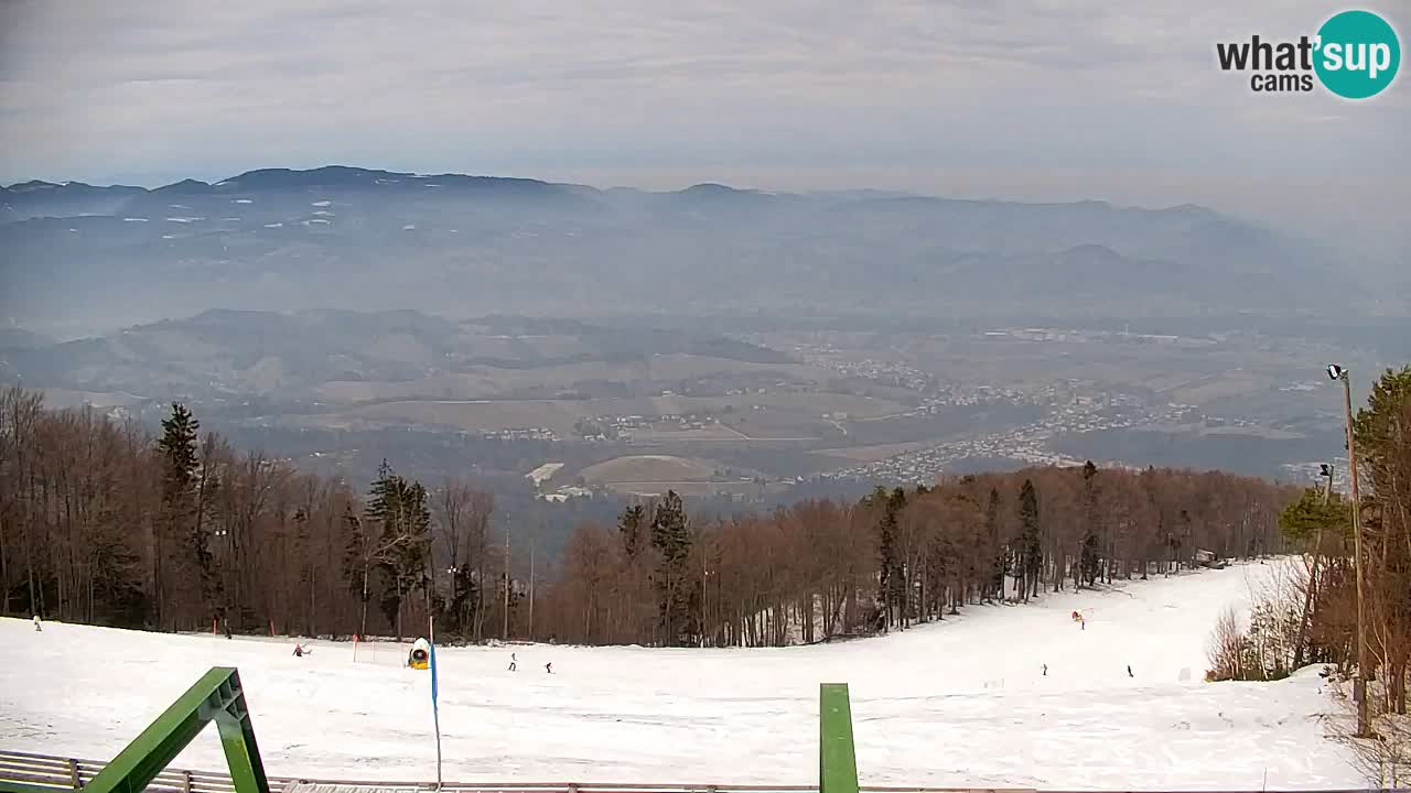 Pohorje spletna kamera | Spodnja postaja Sleme