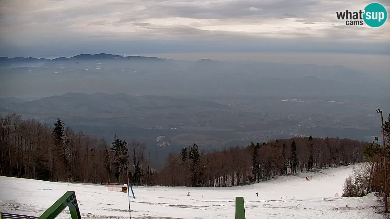 Pohorje spletna kamera | Spodnja postaja Sleme