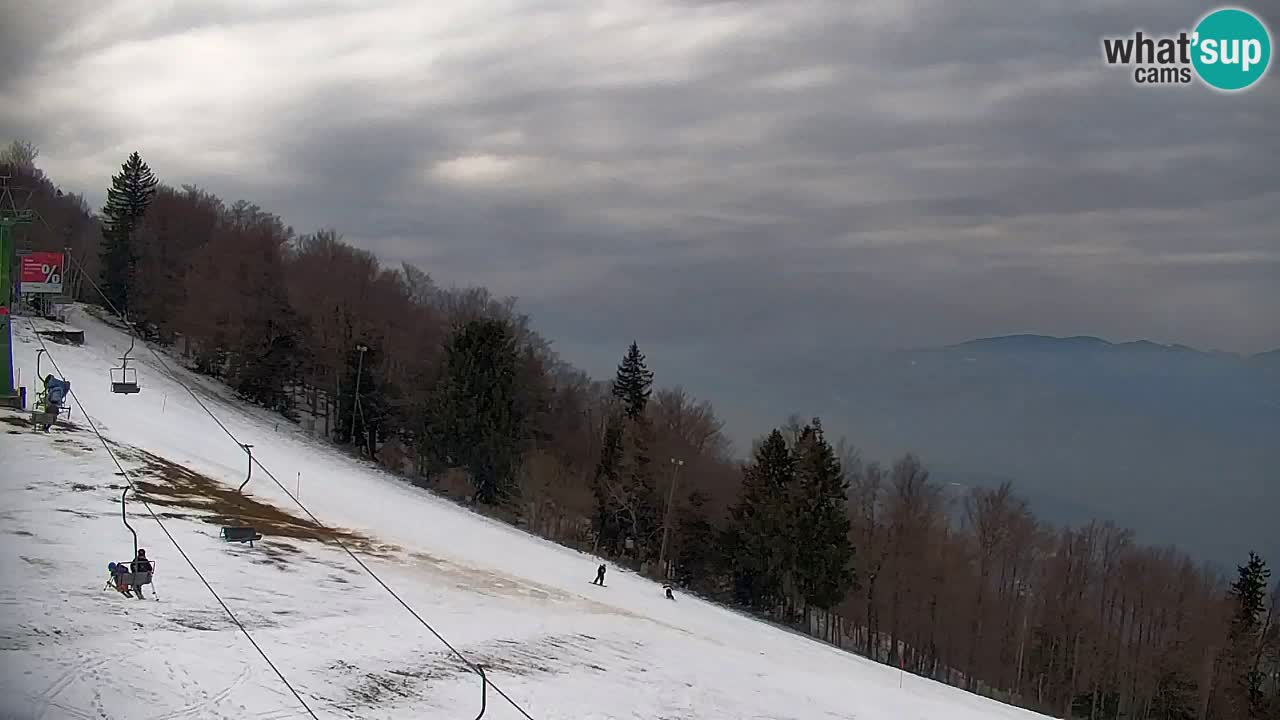 Pohorje spletna kamera | Spodnja postaja Sleme