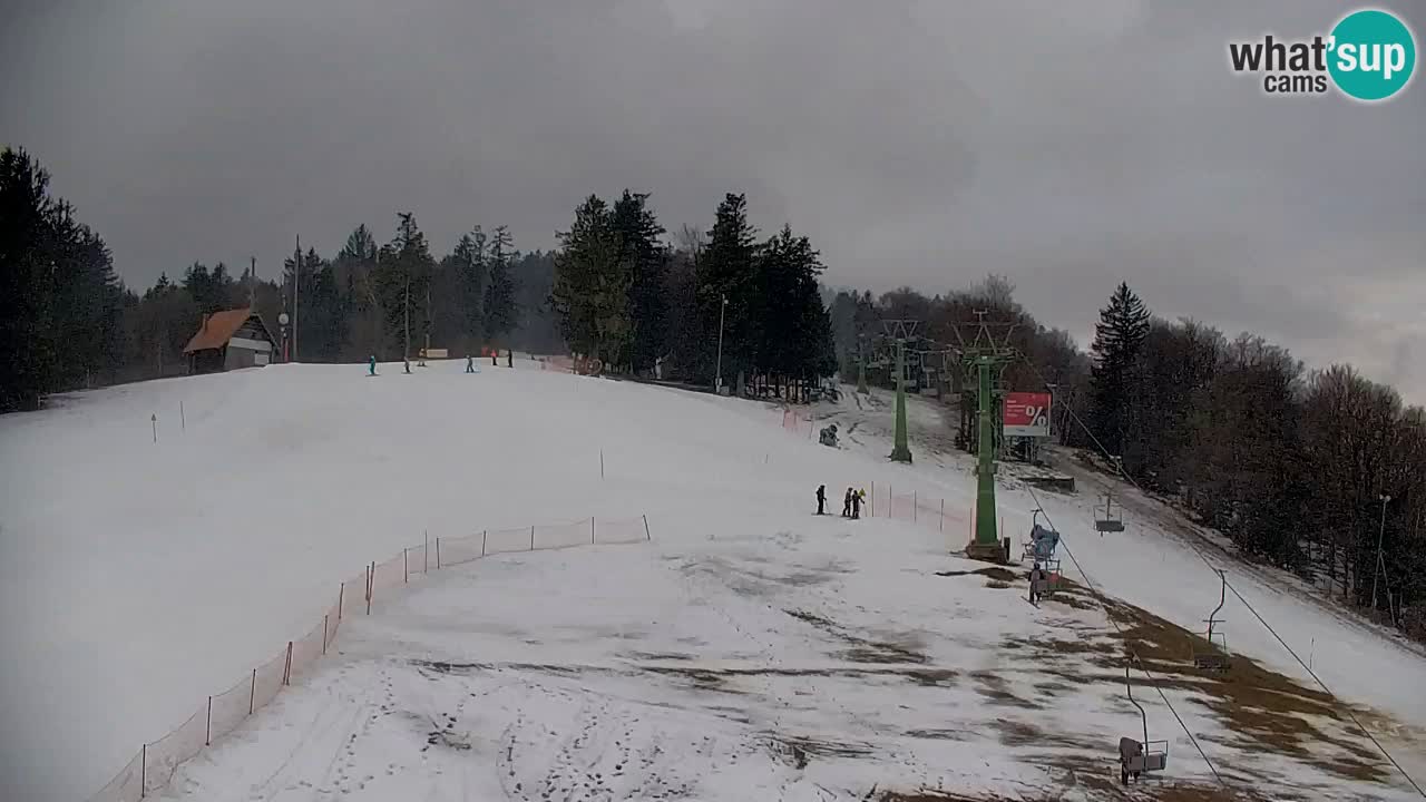 Pohorje spletna kamera | Spodnja postaja Sleme