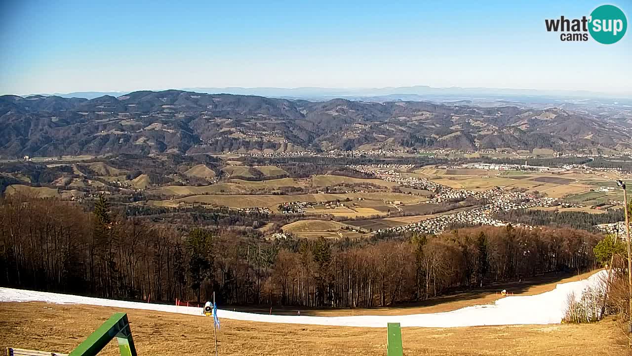 Pohorje spletna kamera | Spodnja postaja Sleme