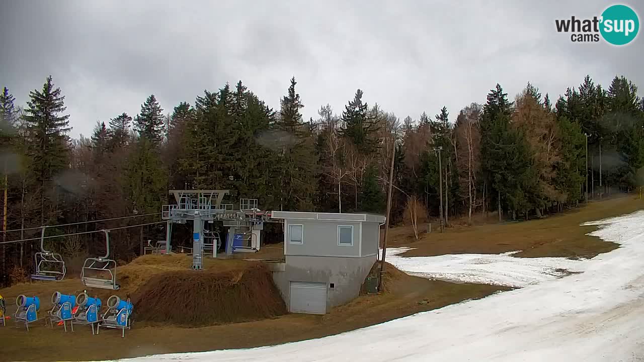 Pohorje spletna kamera | Spodnja postaja Sleme