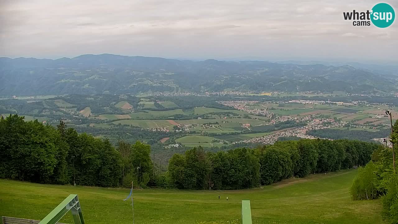 Pohorje spletna kamera | Spodnja postaja Sleme
