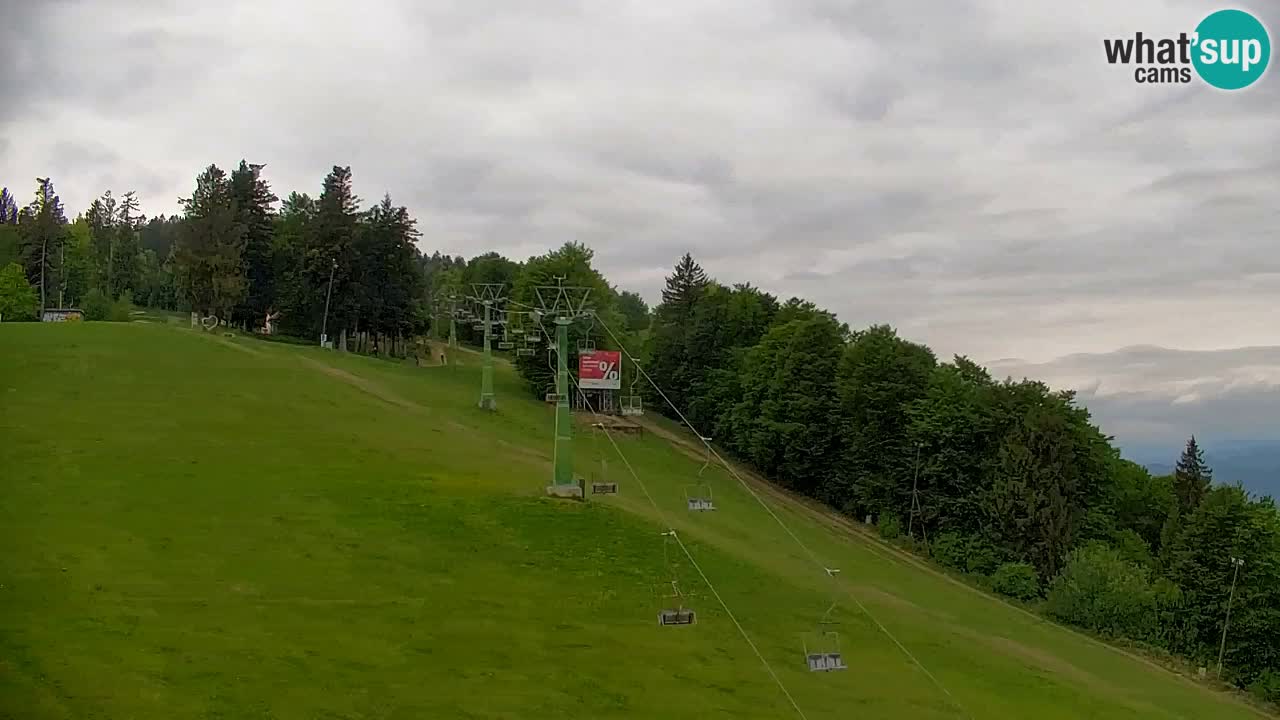 Pohorje spletna kamera | Spodnja postaja Sleme