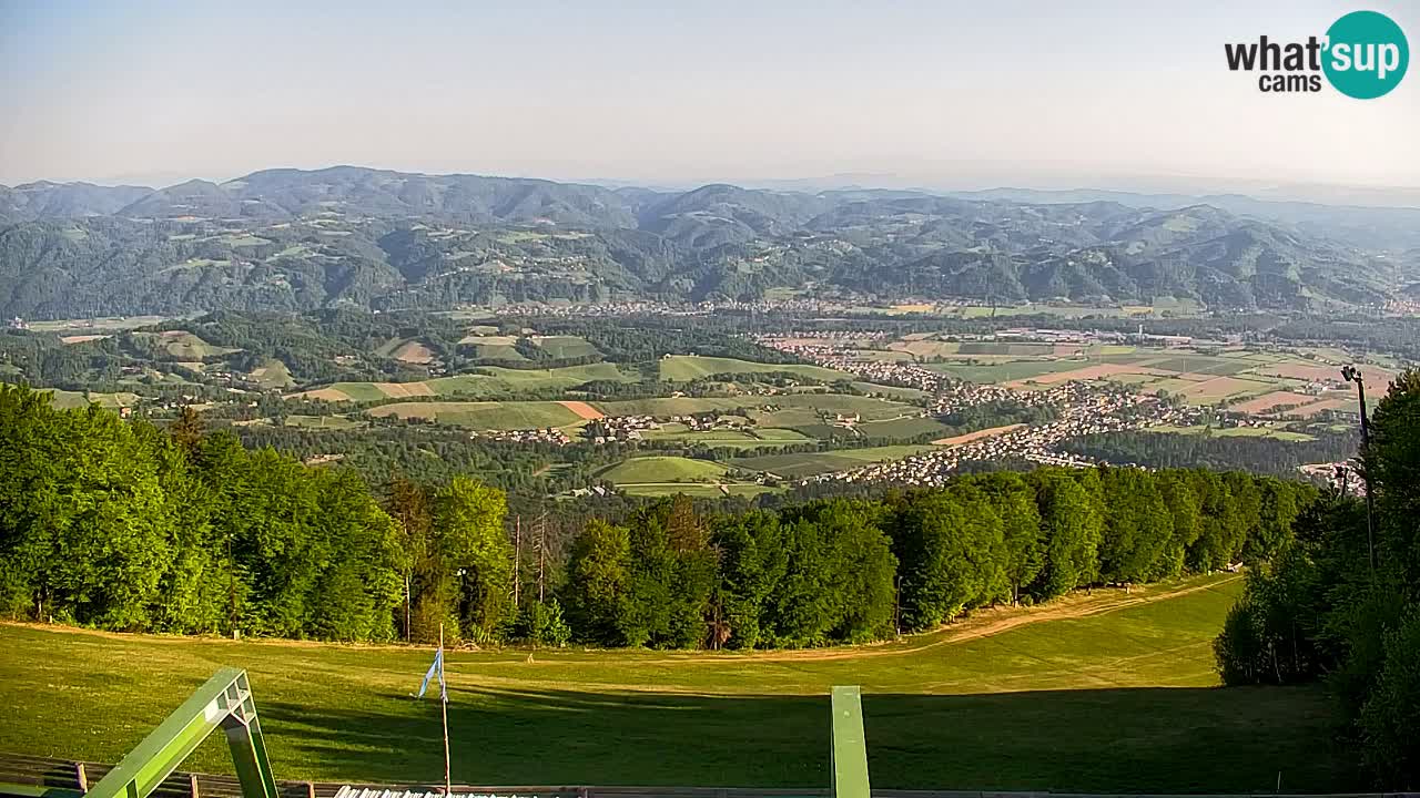 Pohorje spletna kamera | Spodnja postaja Sleme
