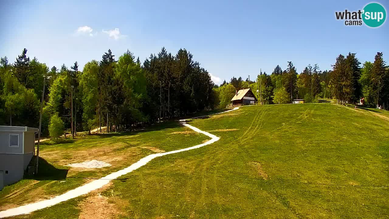 Pohorje spletna kamera | Spodnja postaja Sleme
