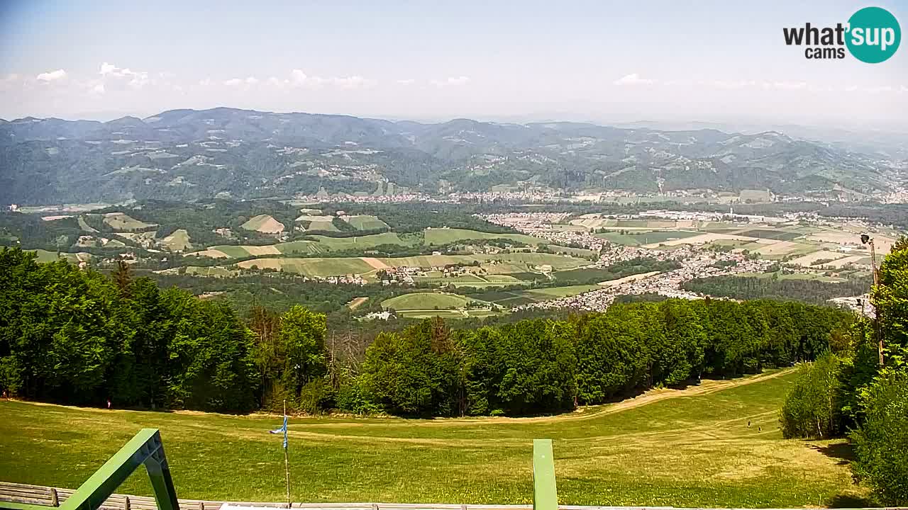 Pohorje spletna kamera | Spodnja postaja Sleme