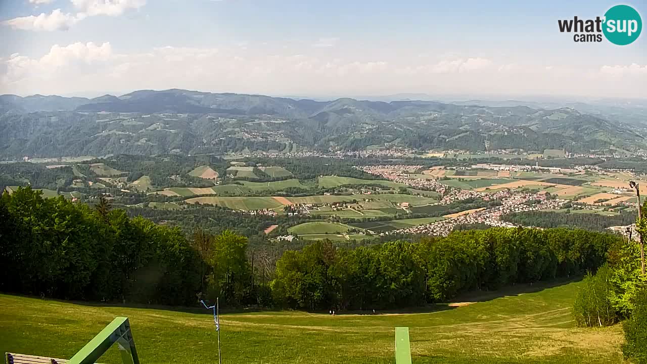 Pohorje spletna kamera | Spodnja postaja Sleme