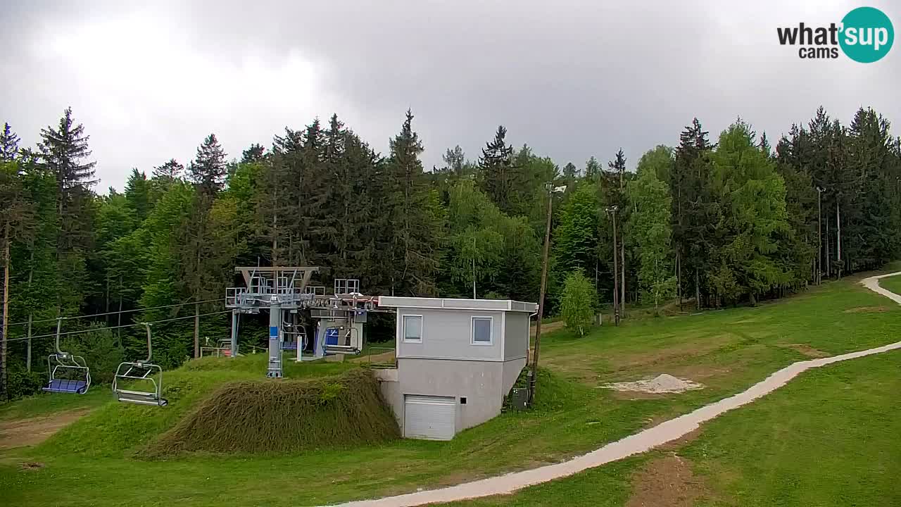 Pohorje spletna kamera | Spodnja postaja Sleme