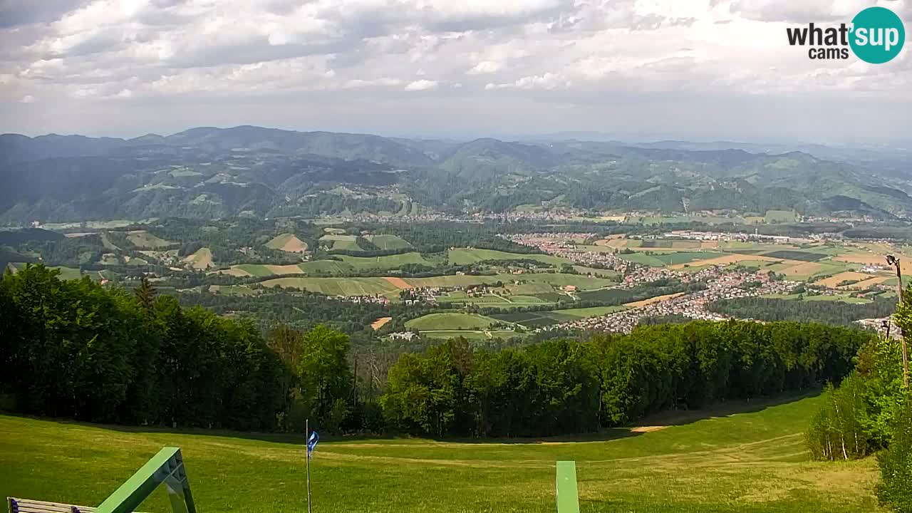 Pohorje spletna kamera | Spodnja postaja Sleme