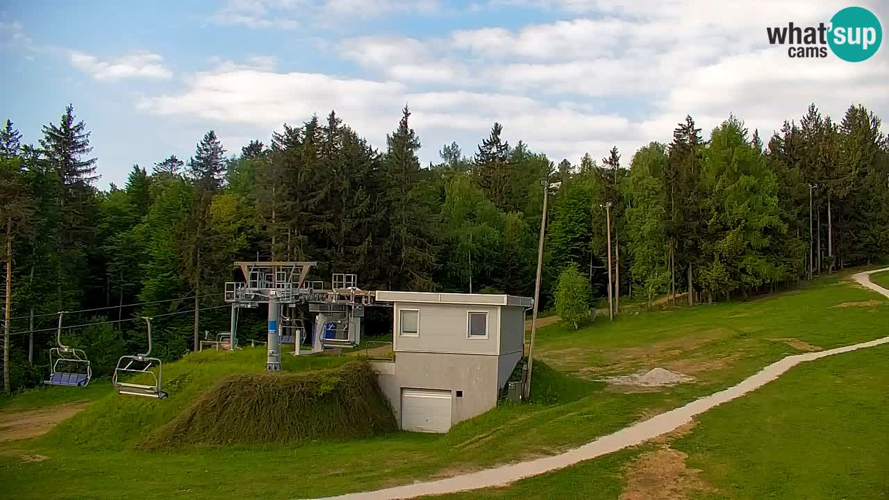 Pohorje spletna kamera | Spodnja postaja Sleme