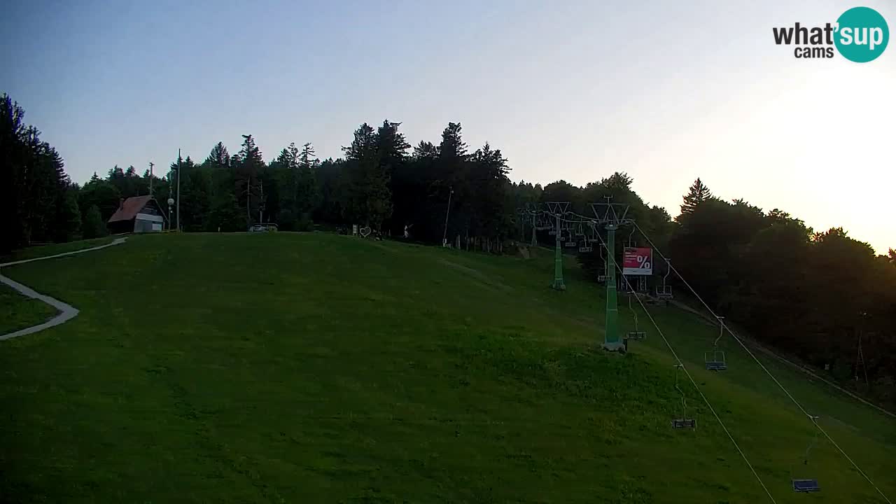 Pohorje spletna kamera | Spodnja postaja Sleme