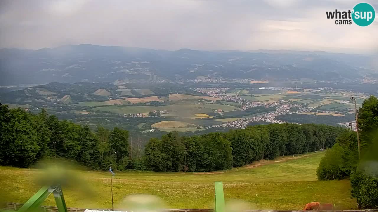 Pohorje spletna kamera | Spodnja postaja Sleme