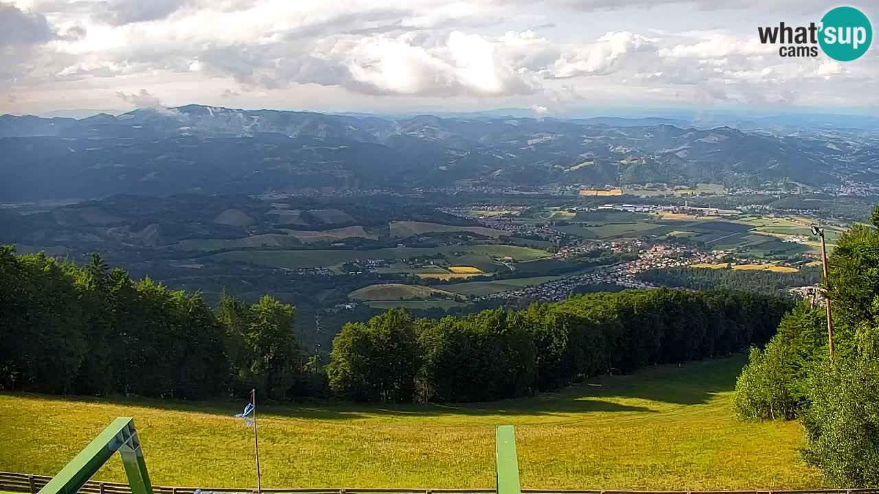 Pohorje spletna kamera | Spodnja postaja Sleme