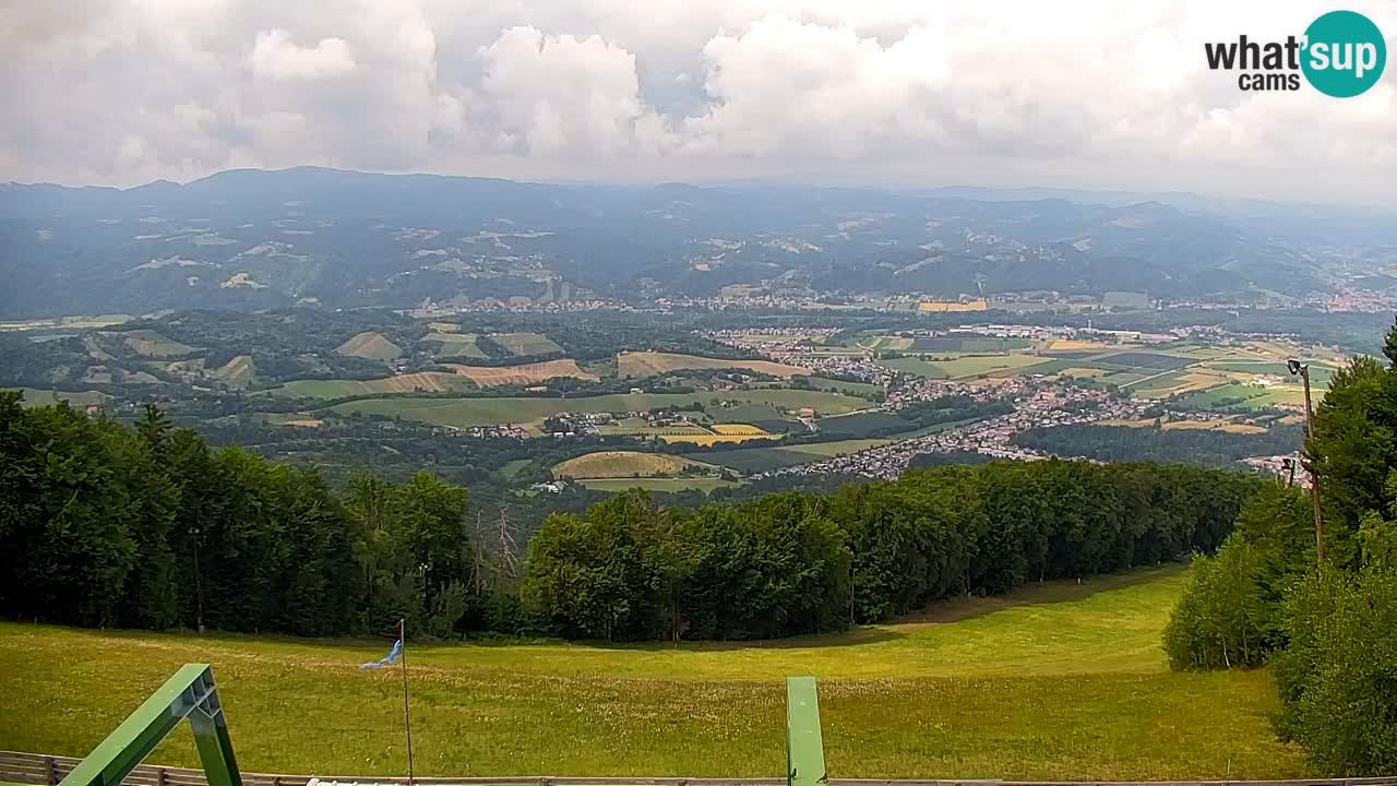 Pohorje spletna kamera | Spodnja postaja Sleme