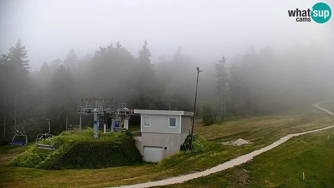 Pohorje spletna kamera | Spodnja postaja Sleme