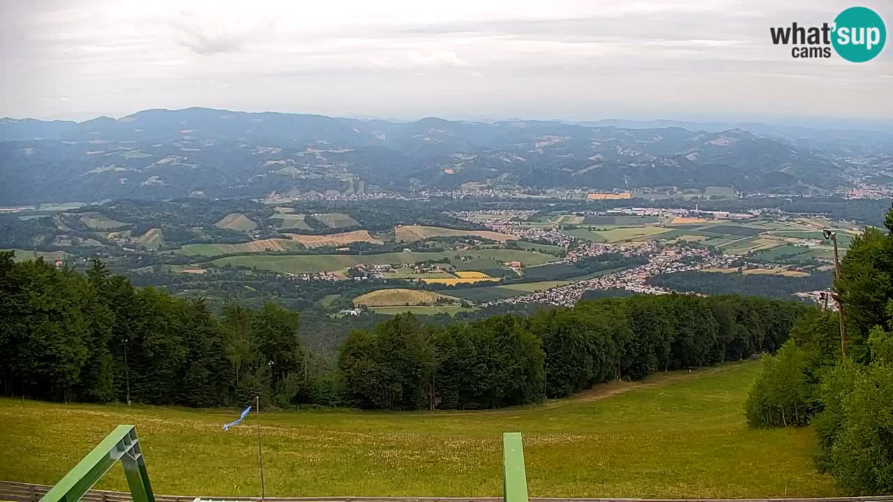 Pohorje spletna kamera | Spodnja postaja Sleme