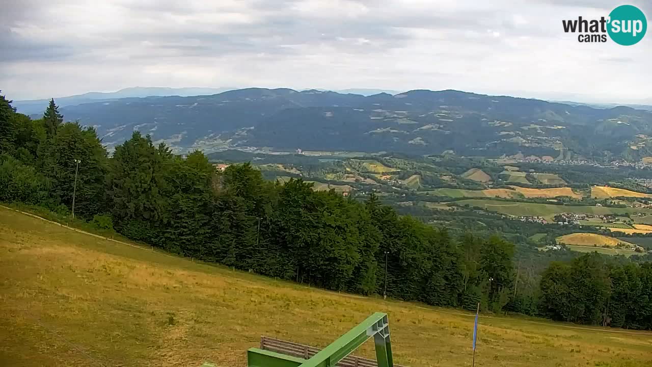 Pohorje spletna kamera | Spodnja postaja Sleme
