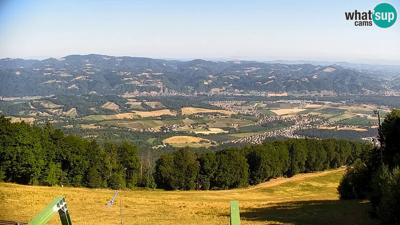 Pohorje spletna kamera | Spodnja postaja Sleme