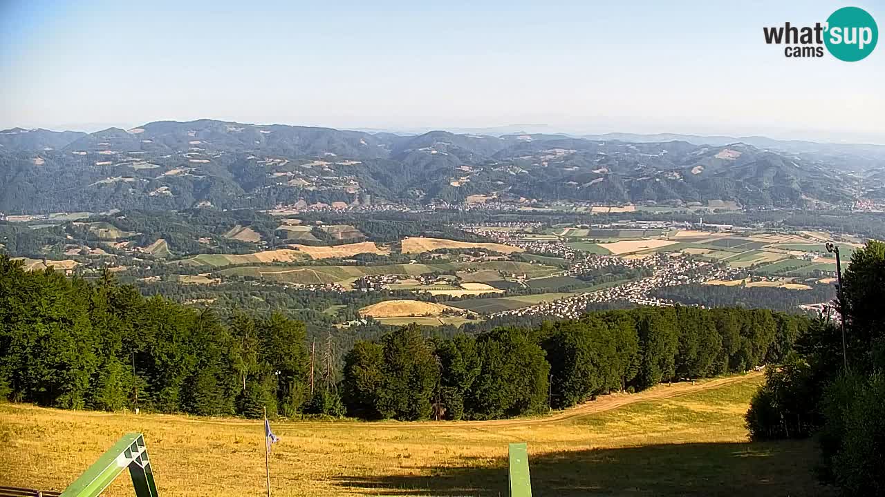 Pohorje spletna kamera | Spodnja postaja Sleme