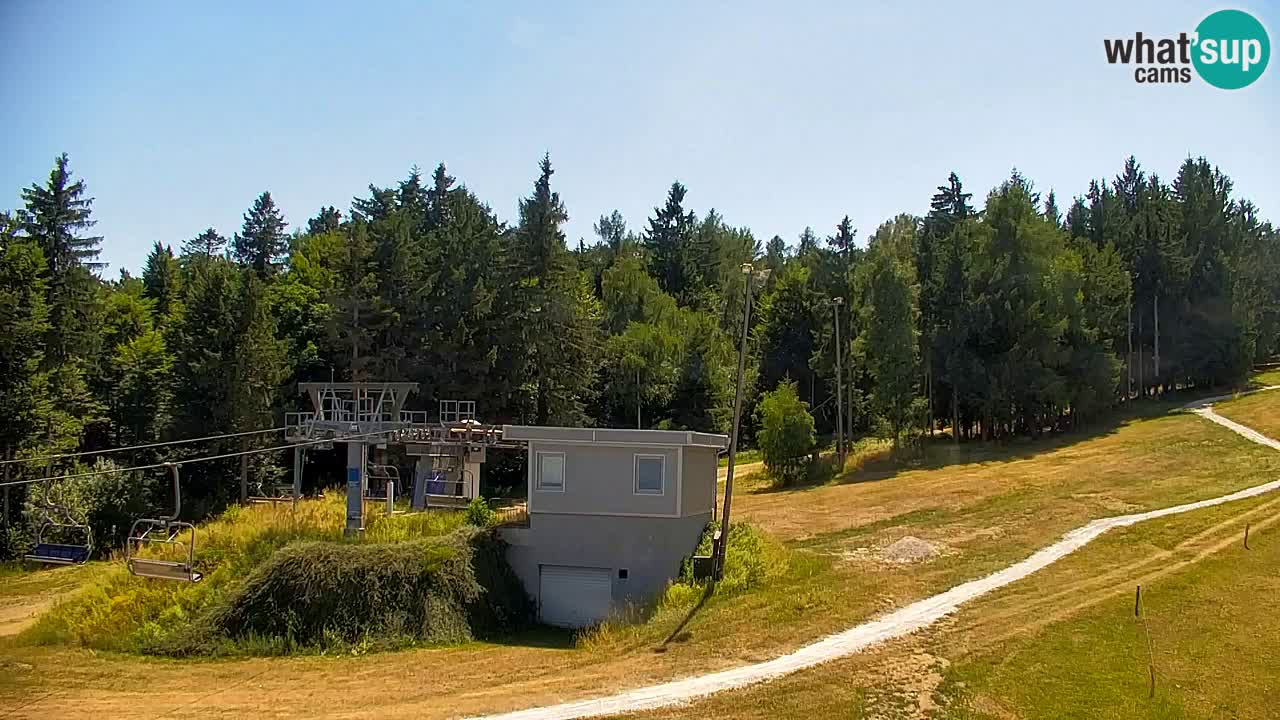 Pohorje spletna kamera | Spodnja postaja Sleme