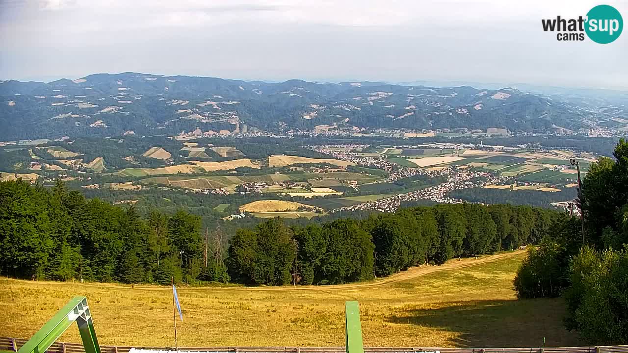 Pohorje spletna kamera | Spodnja postaja Sleme