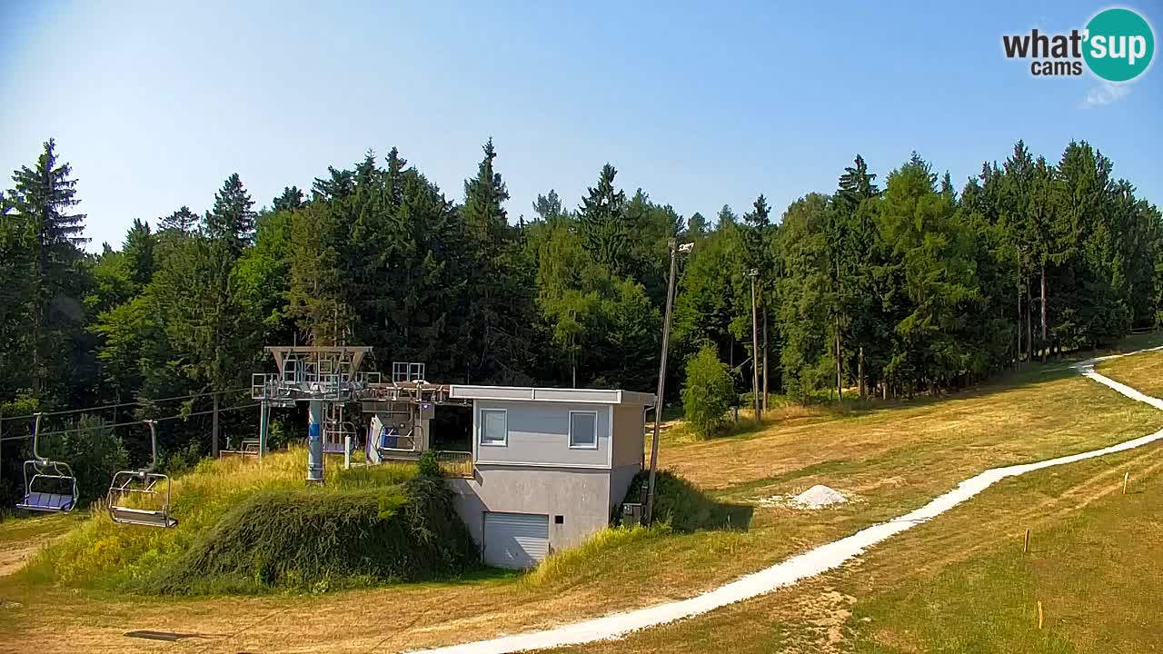 Pohorje spletna kamera | Spodnja postaja Sleme