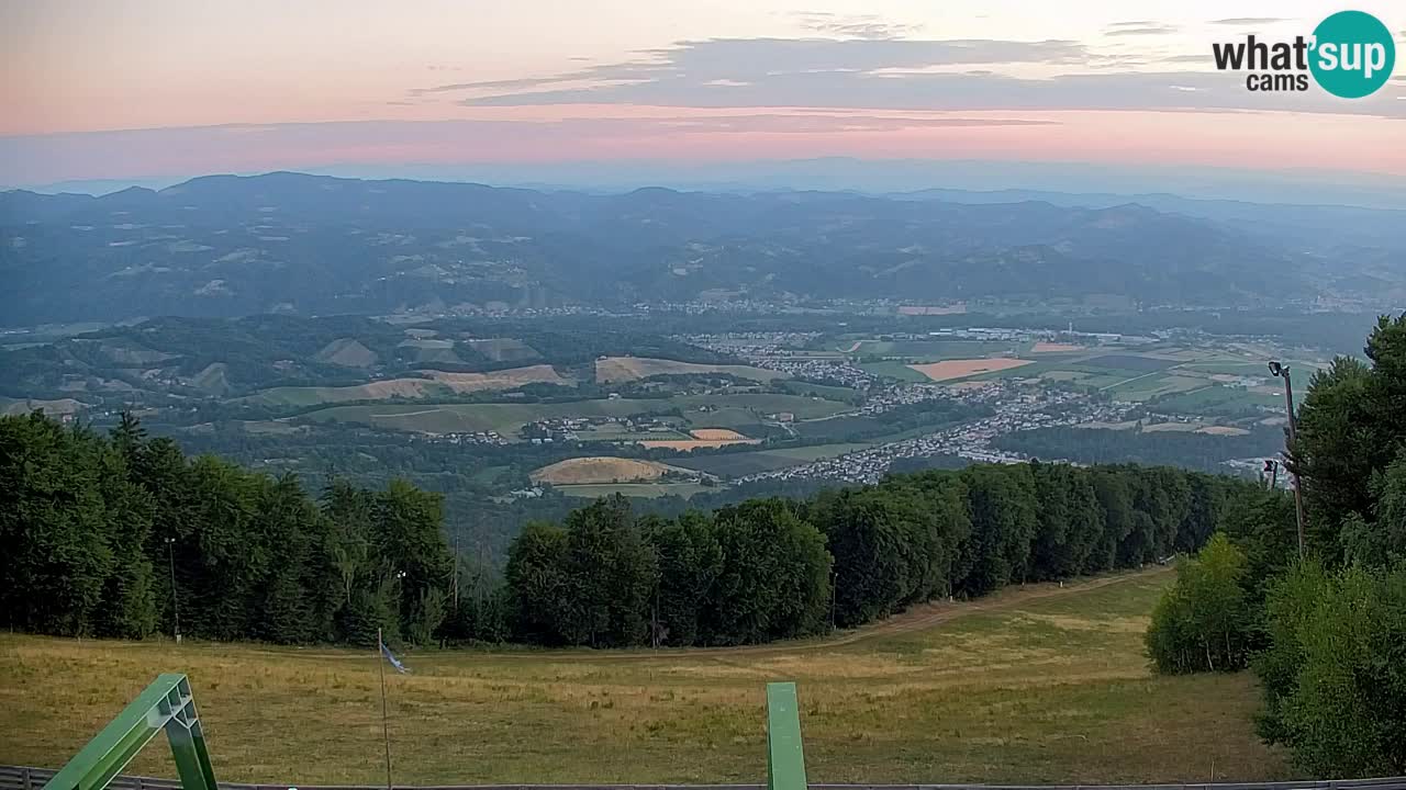 Pohorje spletna kamera | Spodnja postaja Sleme