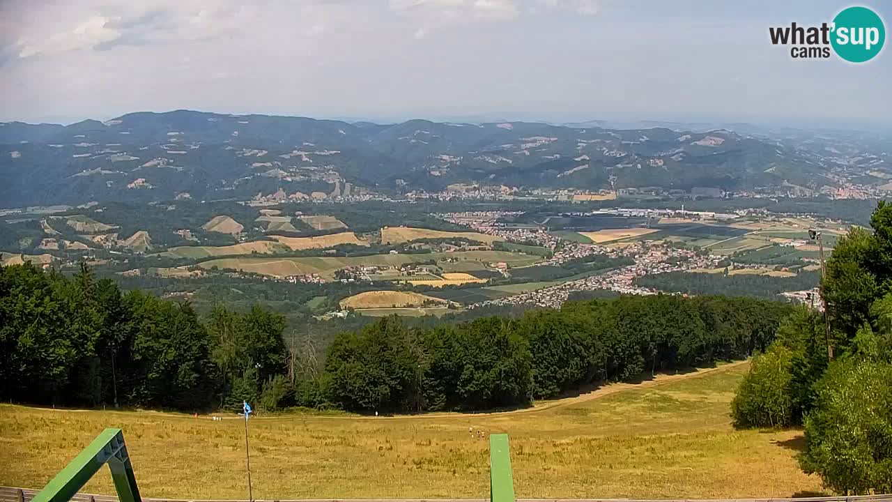 Pohorje spletna kamera | Spodnja postaja Sleme