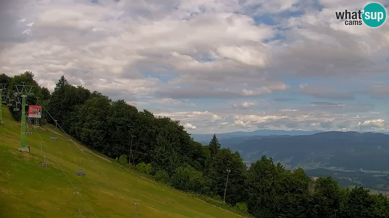 Pohorje spletna kamera | Spodnja postaja Sleme