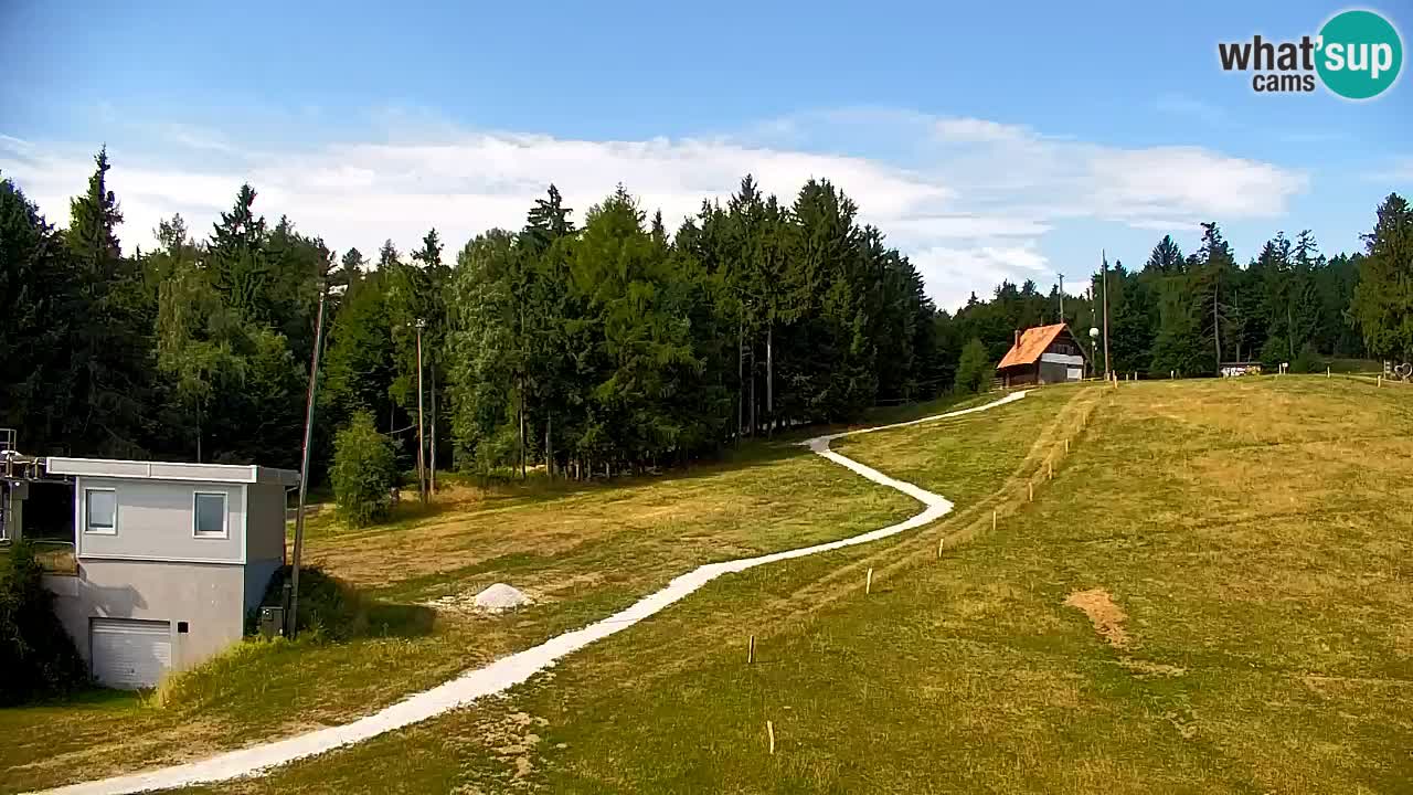 Pohorje spletna kamera | Spodnja postaja Sleme
