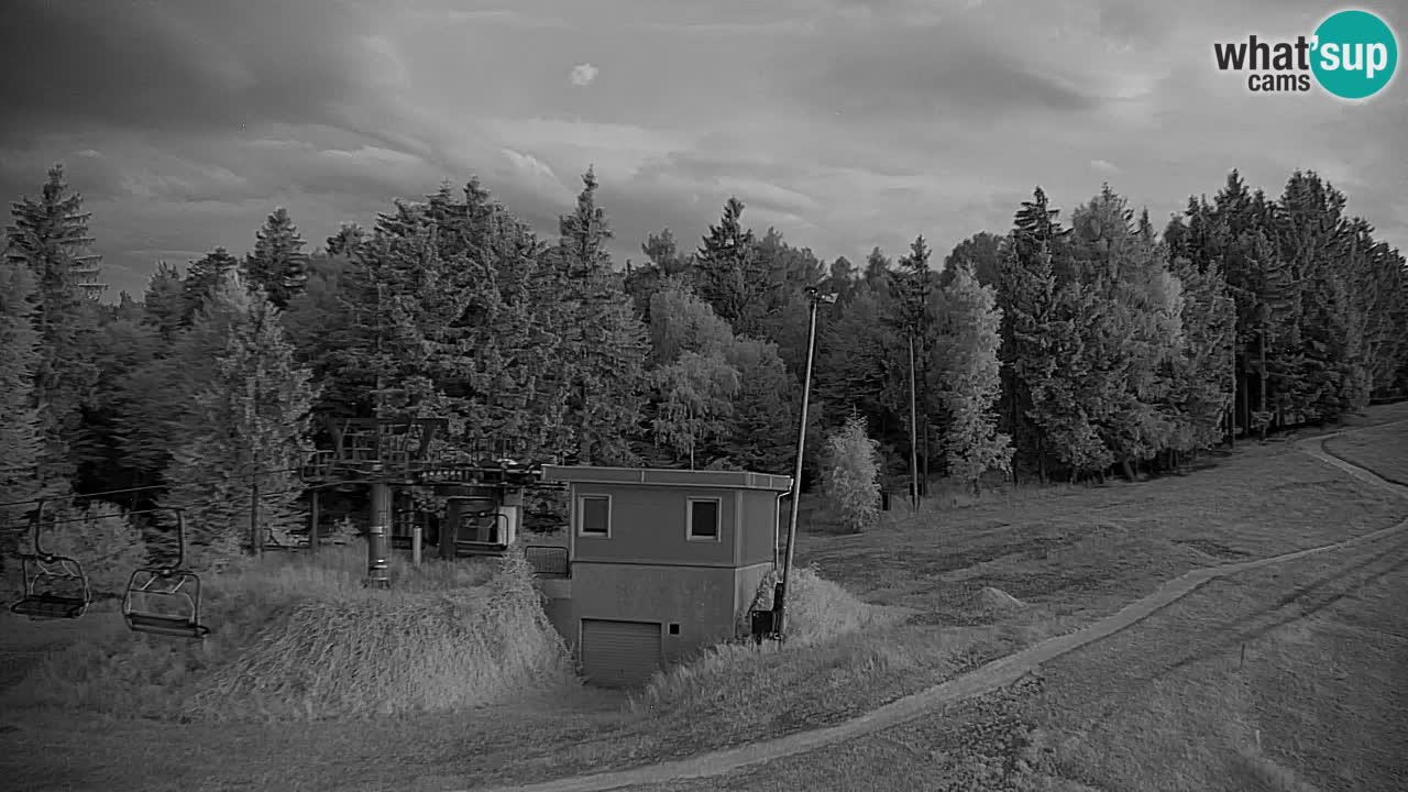 Pohorje spletna kamera | Spodnja postaja Sleme