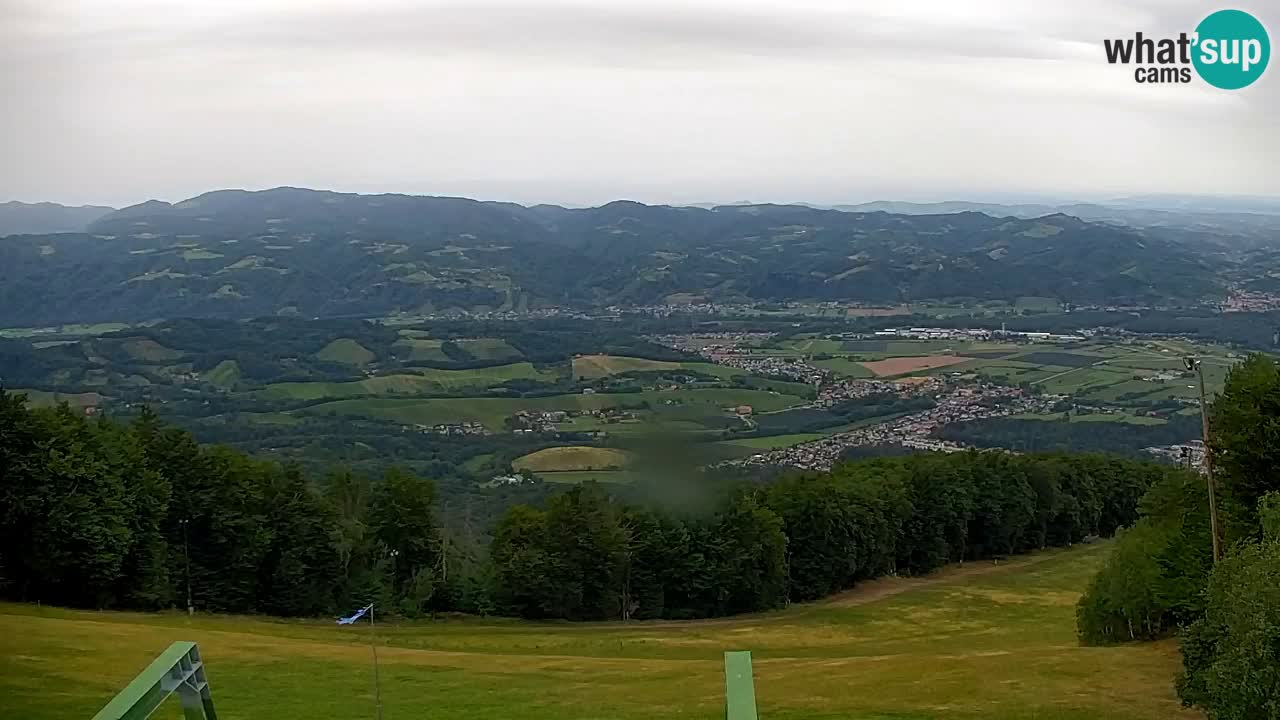 Pohorje spletna kamera | Spodnja postaja Sleme