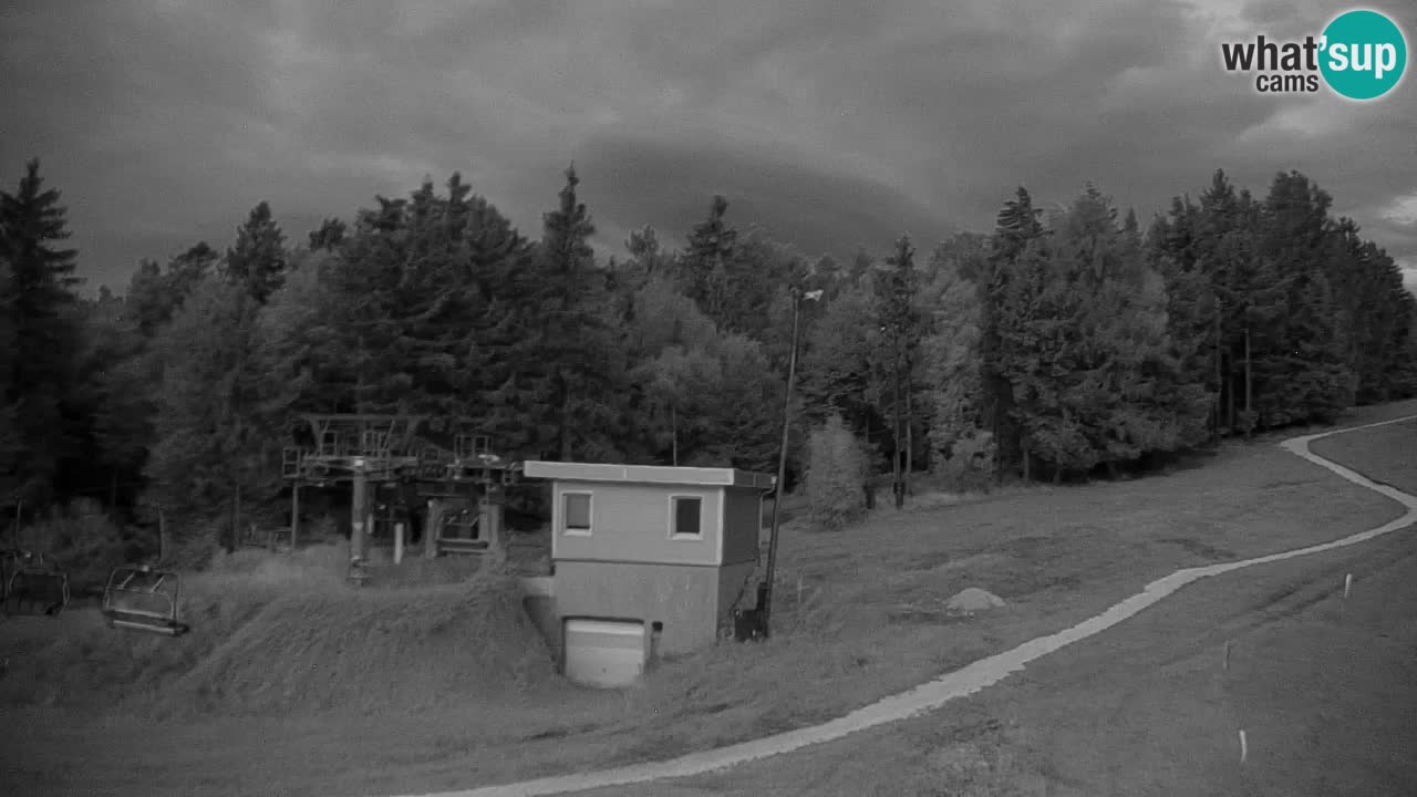 Pohorje spletna kamera | Spodnja postaja Sleme