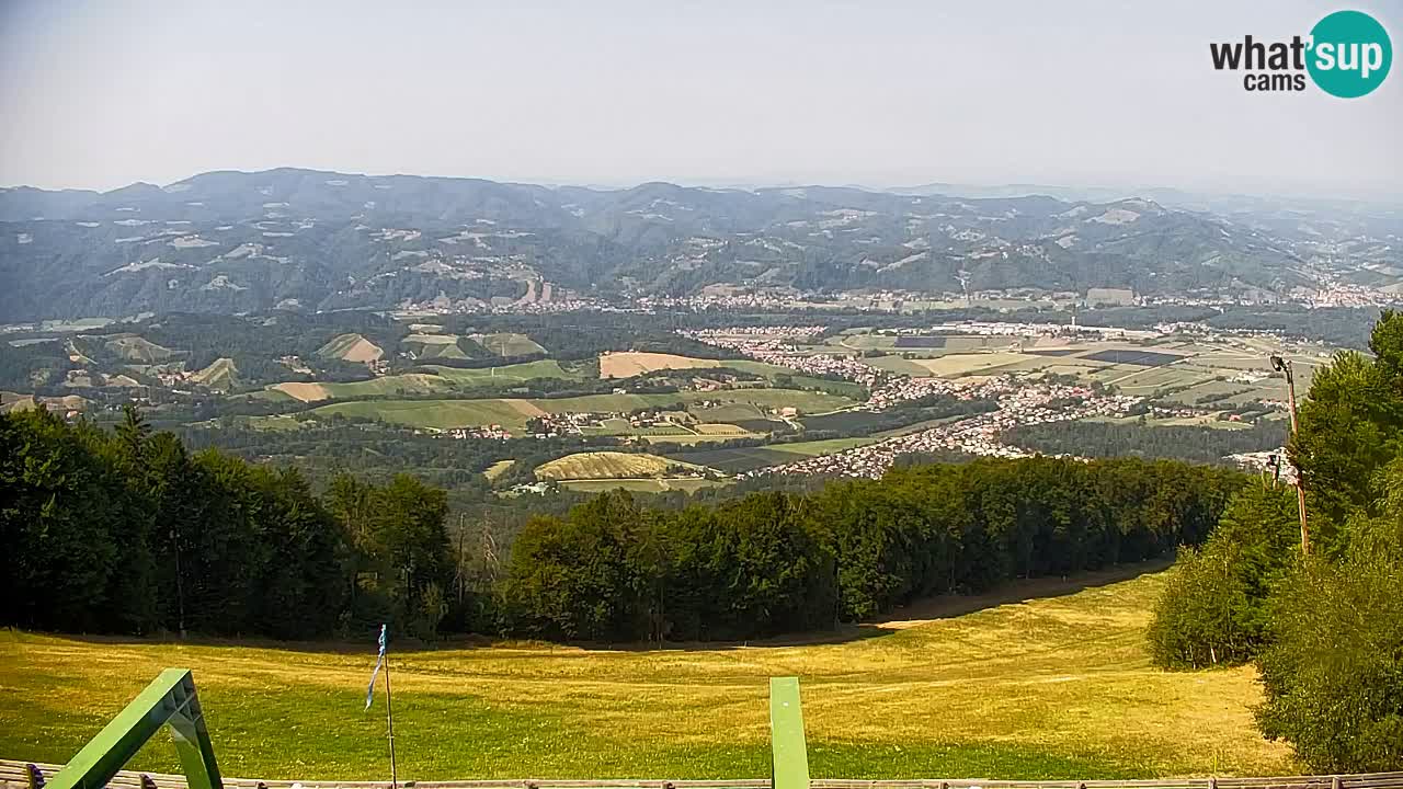 Pohorje spletna kamera | Spodnja postaja Sleme
