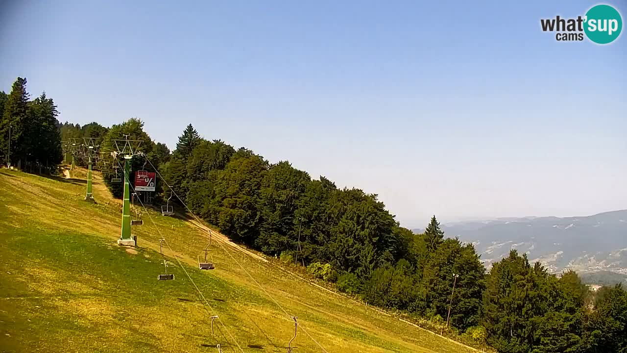Pohorje spletna kamera | Spodnja postaja Sleme