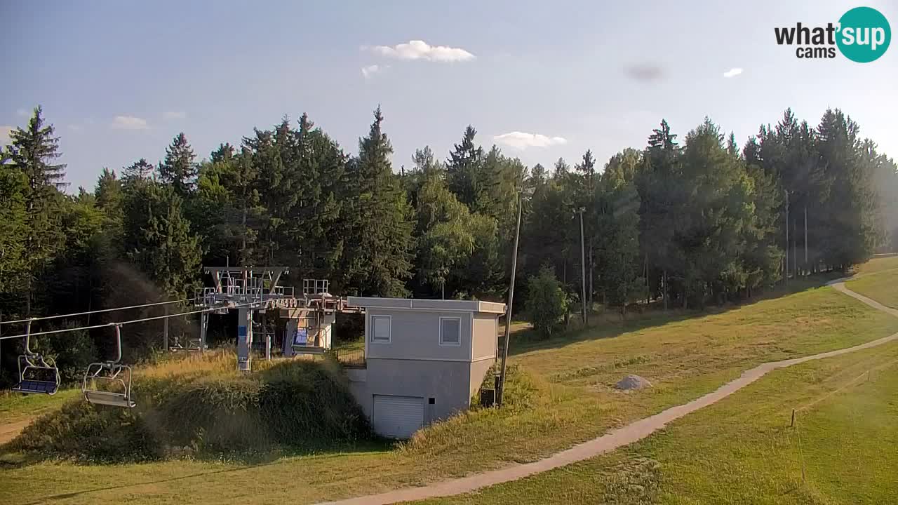 Pohorje spletna kamera | Spodnja postaja Sleme