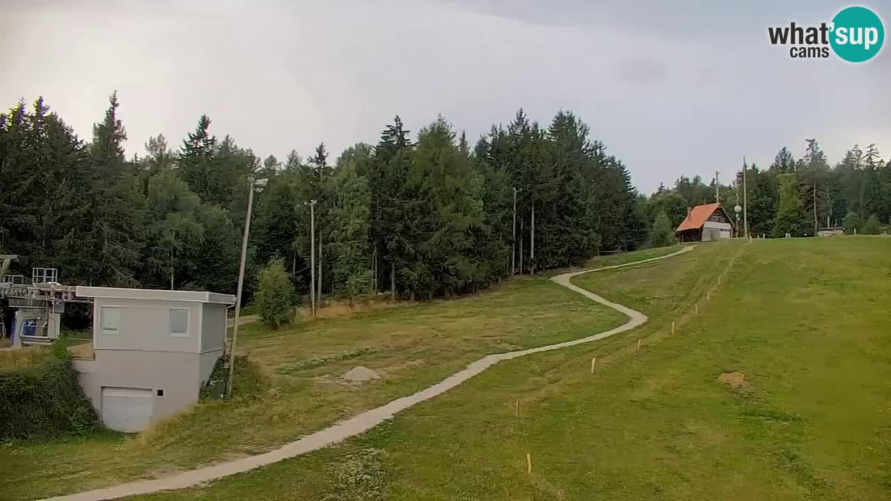 Pohorje spletna kamera | Spodnja postaja Sleme