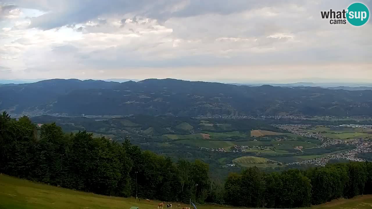 Pohorje spletna kamera | Spodnja postaja Sleme