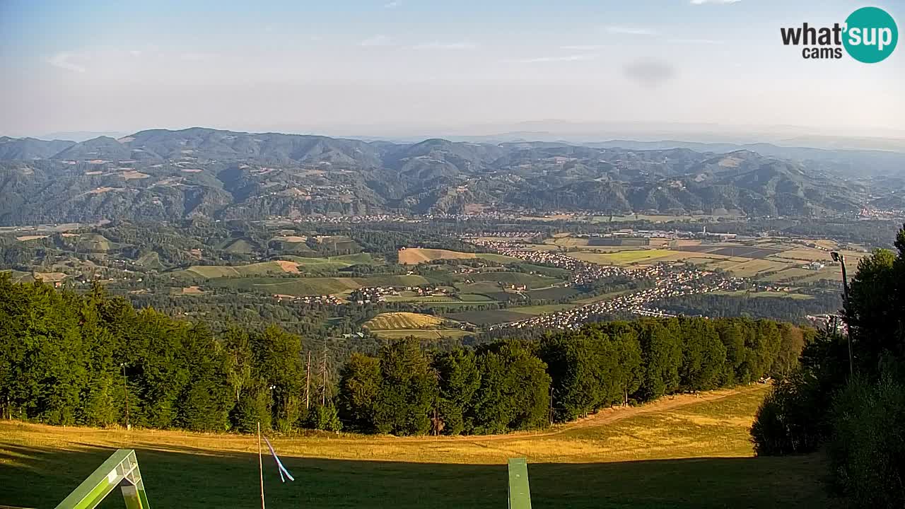 Pohorje spletna kamera | Spodnja postaja Sleme