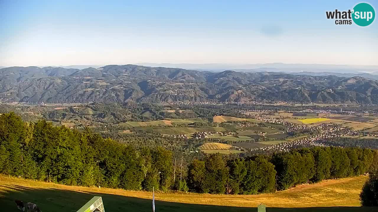 Pohorje spletna kamera | Spodnja postaja Sleme