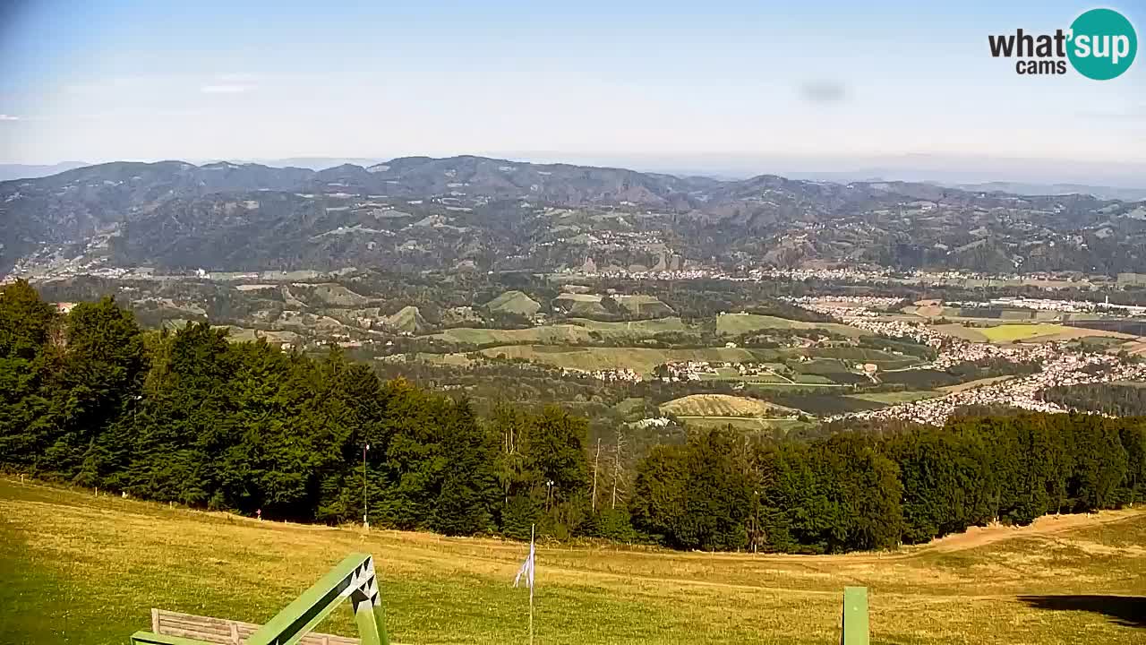 Pohorje spletna kamera | Spodnja postaja Sleme